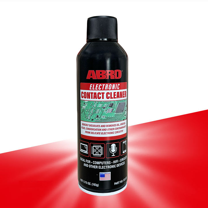 Dung dịch vệ sinh giắc cắm, mạch điện ABRO EC-533 Electronic Contact Cleaner 163g