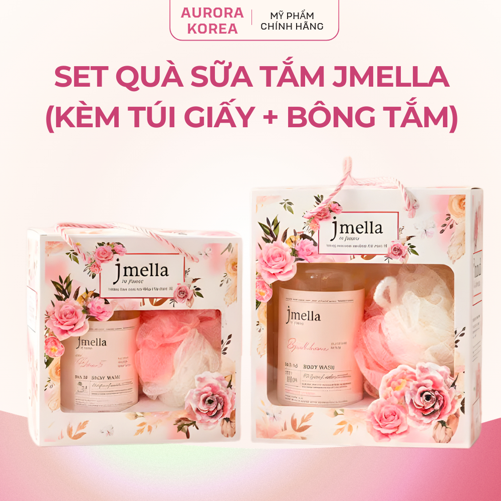 HỎA TỐC Set quà Sữa tắm nước hoa Jmella Sữa tắm dưỡng ẩm Jmella In France Body Wash thơm lâu làm sán