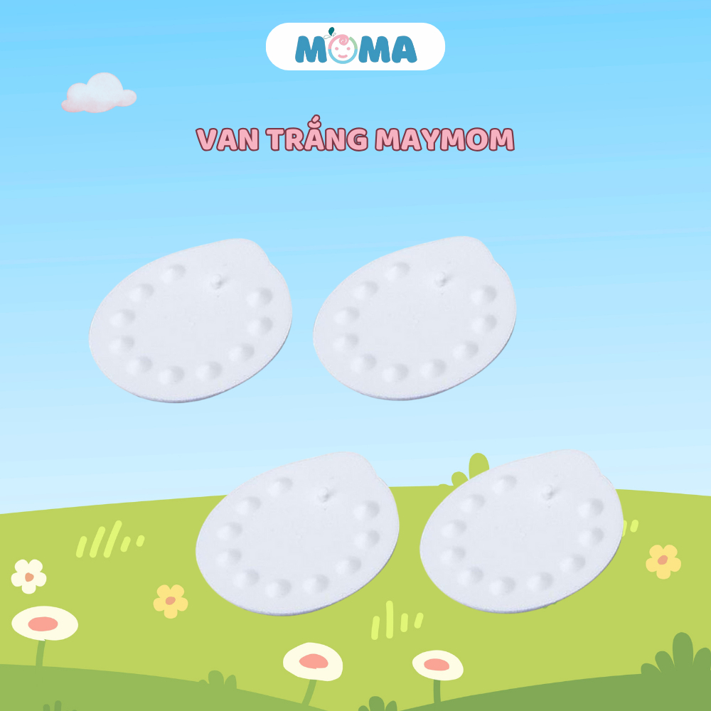 Van Trắng Máy Hút Sữa Maymom, phụ kiện thay thế cho máy hút sữa Medela | Gioăng trắng máy hút sữa, l