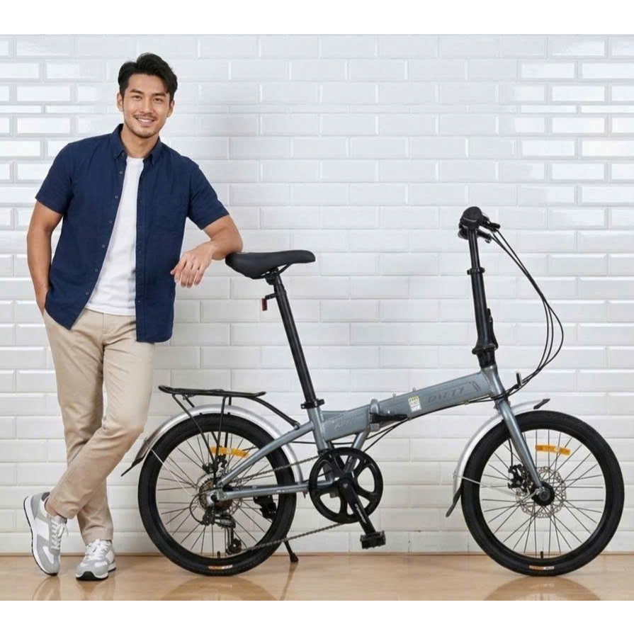 Xe Đạp Gấp cao cấp khung nhôm DTFLY size 20- HÀNG NHẬP KHẨU CHÍNH HÃNG