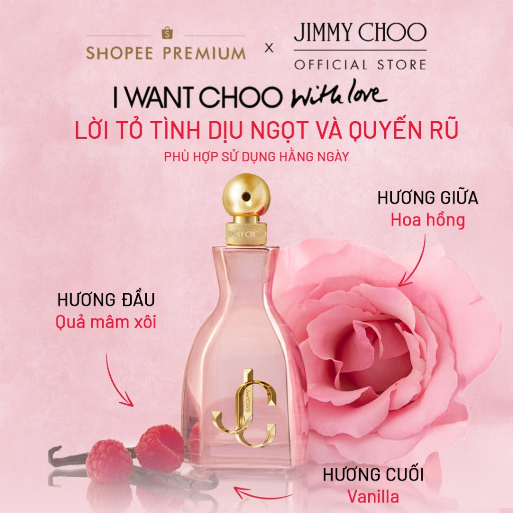Nước hoa nữ Jimmy Choo with Love EDP 40ml
