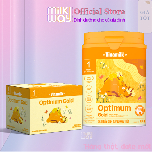 Thùng Optimum Gold 1 400g 24 lon