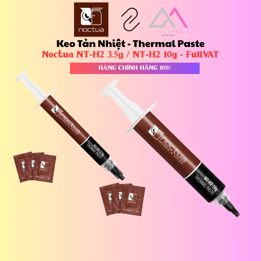 Keo Tản Nhiệt - Thermal Paste Noctua NT-H2 3.5g / NT-H2 10g - FullVAT - Hàng chính hãng