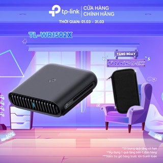 [Hỏa Tốc] Router wifi di động TP-Link TL-WR1502X - Wifi 6 tốc độ 1500Mbps, cổng type-C sạc dự phòng