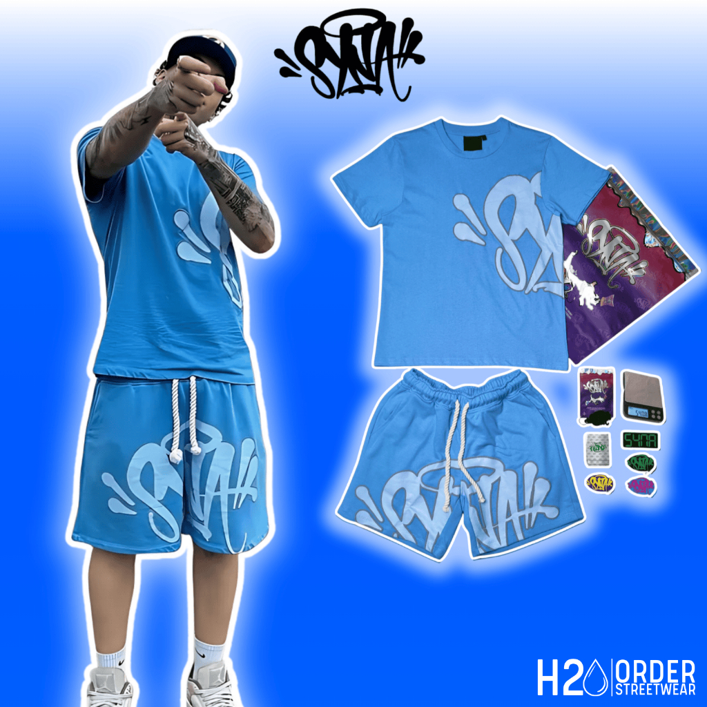(Best Quality) Bộ Cộc Tay Syna World Drip Cotton Mịn, Set Quần Cộc Áo Cộc In Nổi 3D Nam Nữ Form Ôm S