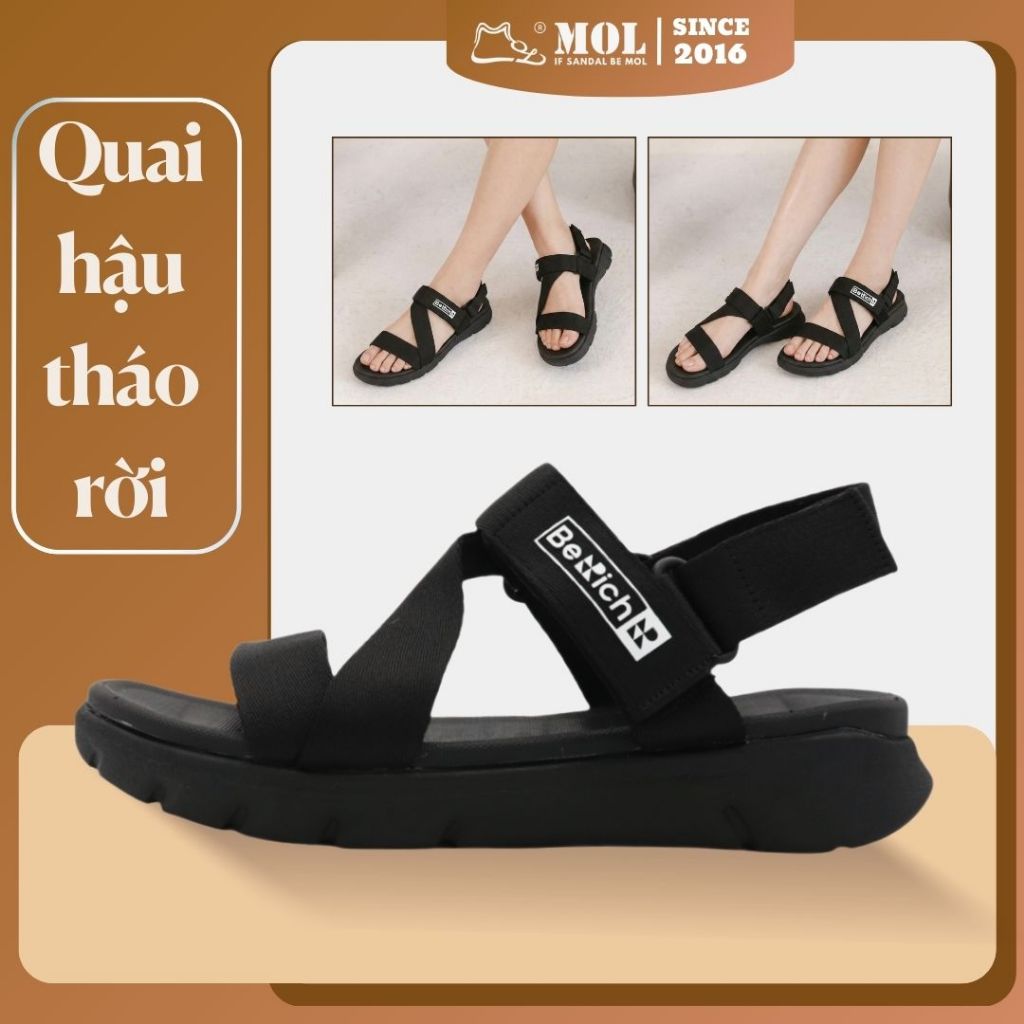 Sandal nam nữ thương hiệu Berich quai chéo BE677