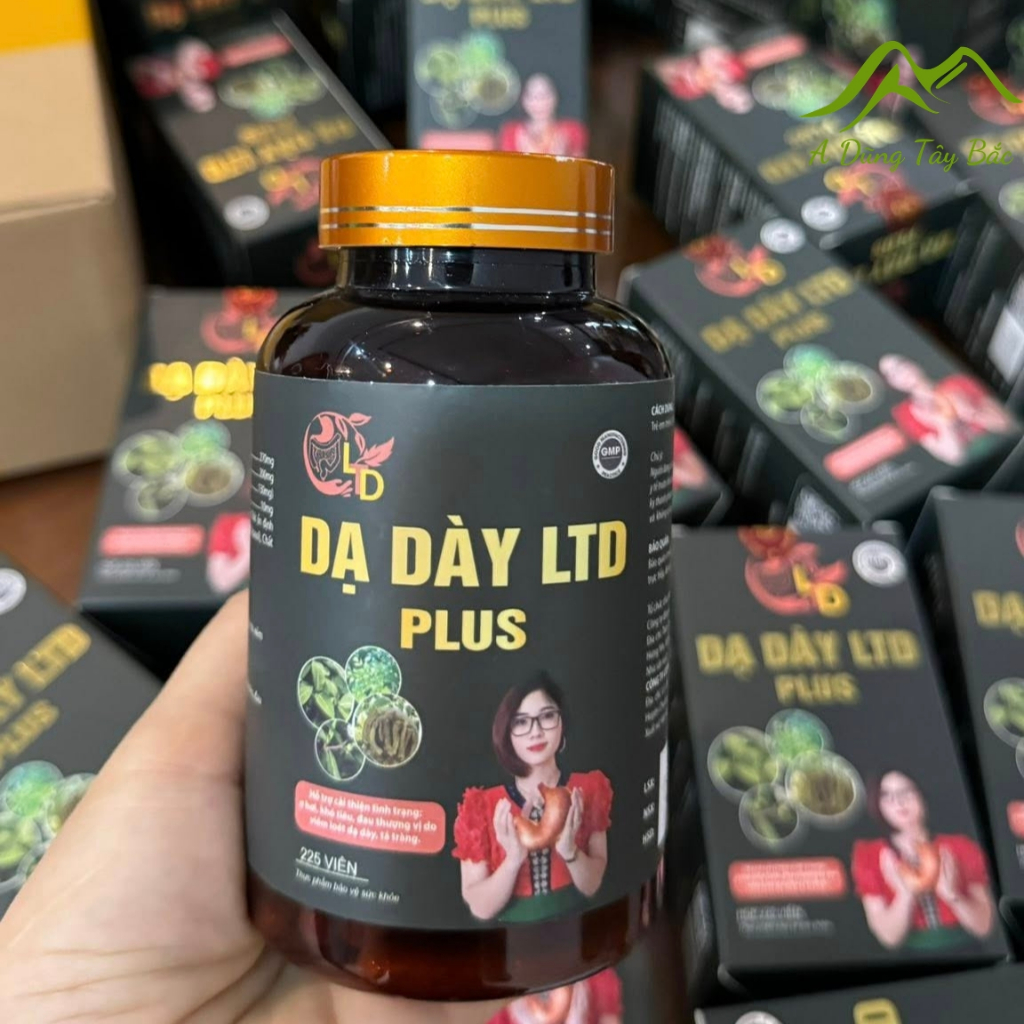 Dạ dày LTD Plus chính hiệu (225 viên), gia truyền dạ dày đại tràng LTD (Lò Thị Dịu)