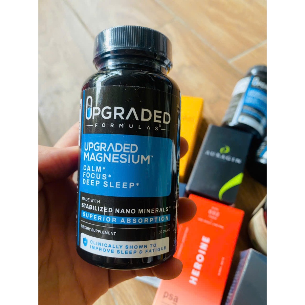 Upgraded Formulas Nano Magnesium Supplement, 3rd Party Clinical Trial, Improves Deep Sleep up to 250