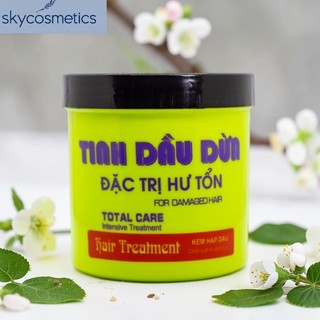 Hấp dầu tinh dầu bưởi Đức Anh cho tóc hư tổn
