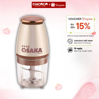Máy Xay Thịt OSAKA Nhật Bản, Máy Xay Thực Phẩm Thịt Cá Nhà Bếp Dung Tích 750ML, Bảo Hành 12 Tháng