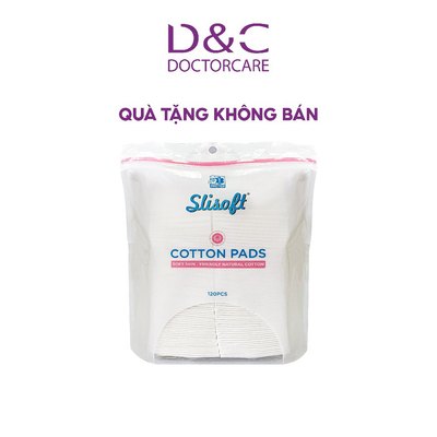 [QUÀ TẶNG KHÔNG BÁN] Bông tẩy trang Slisoft cotton không dệt, mềm mịn an toàn cho da