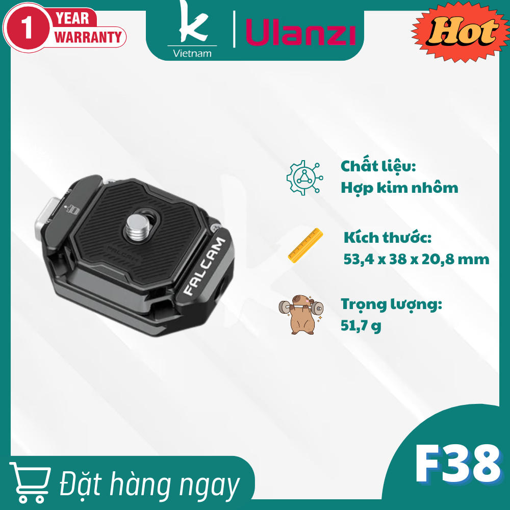 Bộ dụng cụ tháo nhanh nhiều lỗ Ulanzi Falcam F38 F38B3404