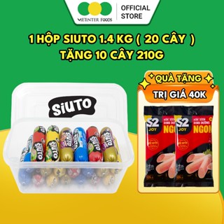 [KÈM QUÀ TẶNG] Hộp Xúc Xích Ăn Liền Siuto Thơm Ngon S2 Vietinter Foods 20 Cây