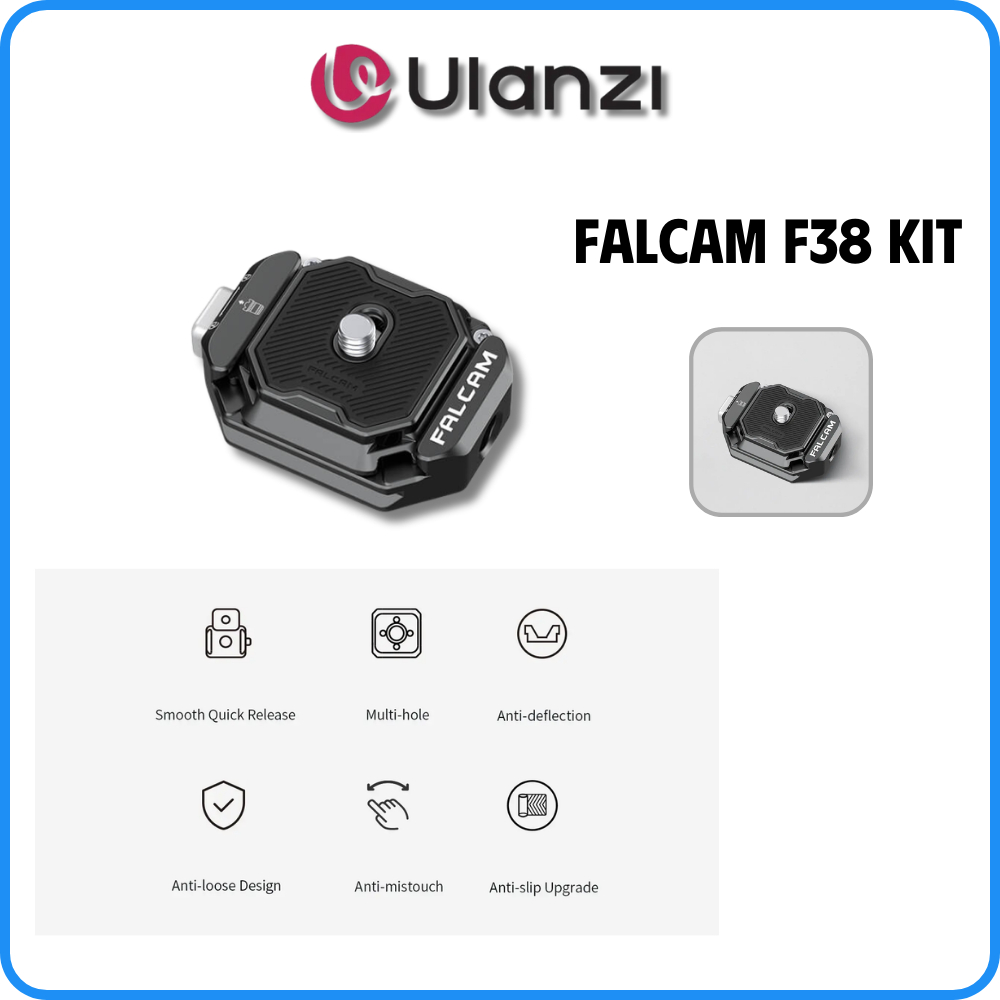 Falcam F38 Multi-hole Quick Release Kit F38B3404 - Bộ Thao Tác Nhanh, Tháp Lắp Nhanh Cho Máy Ảnh - H