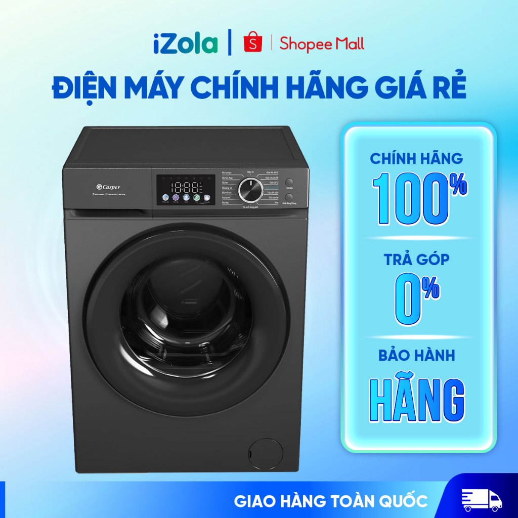 WF-D95VGR1 - Máy giặt Casper ProWash Inverter 9.5 kg WF-D95VGR1 - Hàng chính hãng