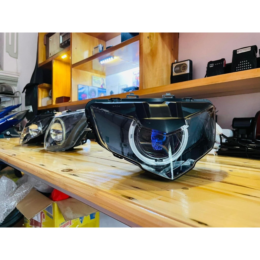 [Full Chóa] Exciter 150/2019 BI CẦU LED M10 Pro VÀO SẴN CHÓA LẮP ĐẶT ZIN + RELAY NGUỒN, VÒNG 3D ĐẦY 