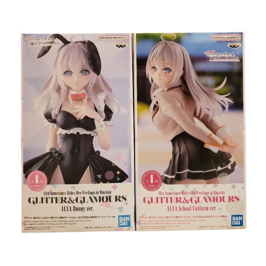 Banpresto Alya Sometimes Hides Her Feelings in Russian GLITTER & GLAMOURS Alya Figure – Bunny Unifor