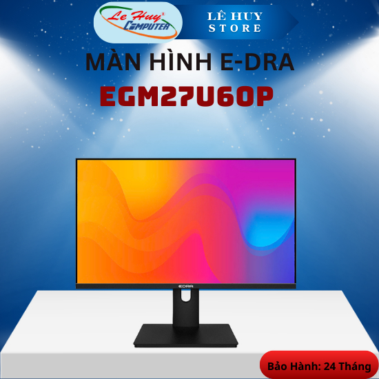 Màn Hình Đồ Họa EDRA EGM27U60P (27.0 inch - 4K - IPS - 60Hz - 1ms ) - Hàng Chính Hãng