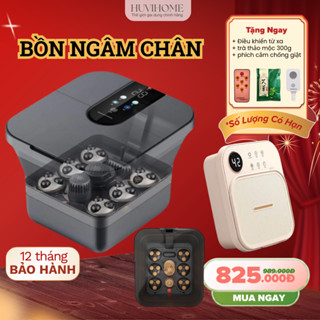 Máy Massage Chân, Bồn Ngâm Chân Có Điều Khiển Từ Xa, Làm Nóng Nước, 18 Đầu Lăn Tự Động , Dễ Dàng Sử Dụng BH 12T