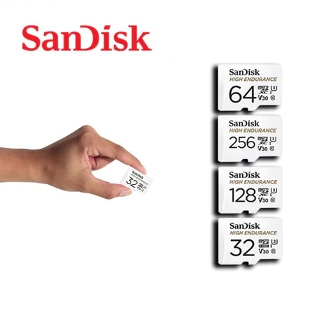 SanDisk Thẻ nhớ MicroSDXC High Endurance 32GB-64GB-128GB-256GB-512GB-1T 100MB/s