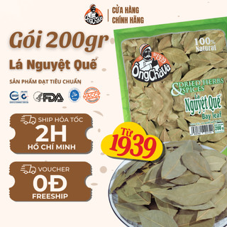 Lá Nguyệt Quế thương hiệu Ông Chà Và 200gr - Hàng Chính Hãng