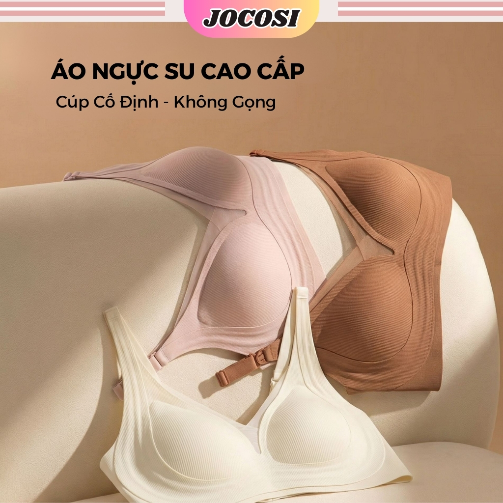 [NEW STYLE] Áo Ngực Nữ Mỏng Nhẹ Không Đường May – Cúp Đúc 3/4, Dây Vai Êm, Thoáng Mát A2377