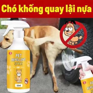 Xịt Xua Đuổi Chó Mèo 500ml dầu xua đuổi chó mèo phóng uế sai chỗ ngăn chó mèo cắn phá khử mùi