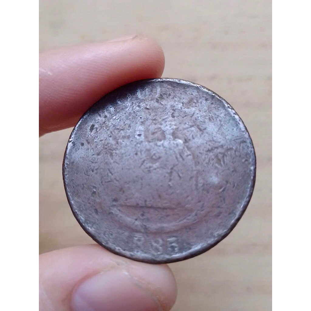 Sưu tầm 1 xu 1 Cent Đông Dương (Indochine) 1885-1894 (loại mòn nhiều)