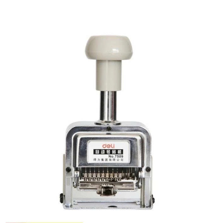 Dấu nhảy số tự động 9 số Deli 7509