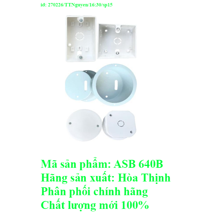 ĐẾ ÂM Âm đôi Z88 ( 2 ) ASB 640B
