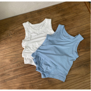 Set Đồ Thun Lạnh Bé Trai Bé Gái – Bộ Ba Lỗ Short Co Giãn 4 Chiều
