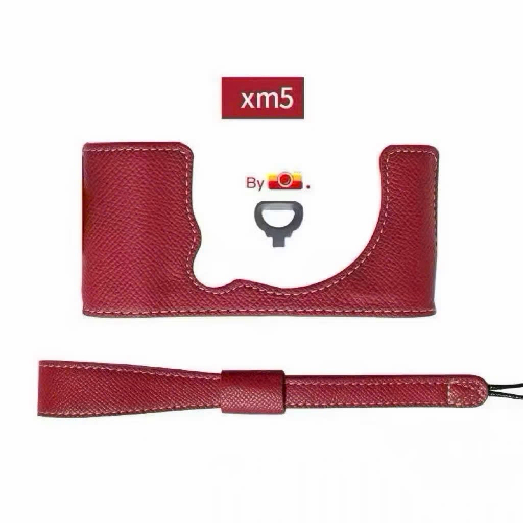 [ SẴN HCM ] BAO DA HALF CASE da PU Fujifilm 𝑿𝑴5 - Vỏ ốp Máy Ảnh