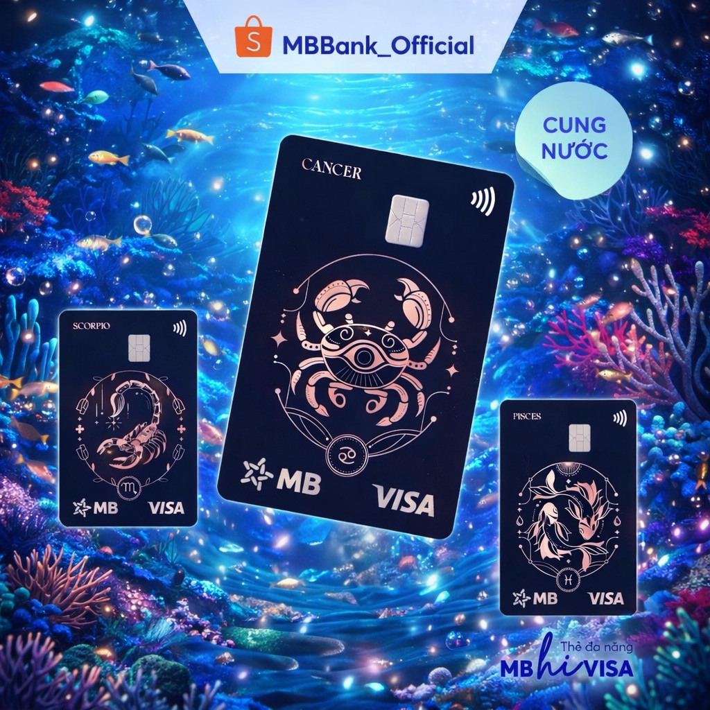 Dịch vụ thẻ MB HI COLLECTON CUNG HOÀNG ĐẠO - BST CUNG NƯỚC