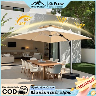 Ô Dù Lệch Tâm Vuông 2.5x2.5M Che Nghiêng Các Hướng Che Mưa Nắng Cao Cấp Đa Năng Tiện Lợi