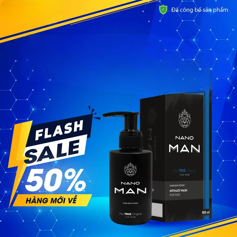 [Top Value] Nano Man - Bọt Vệ Sinh Nam Nano Man, Intimate Wash For Men Giúp Vệ Sinh Cá Nhân Hiệu Quả