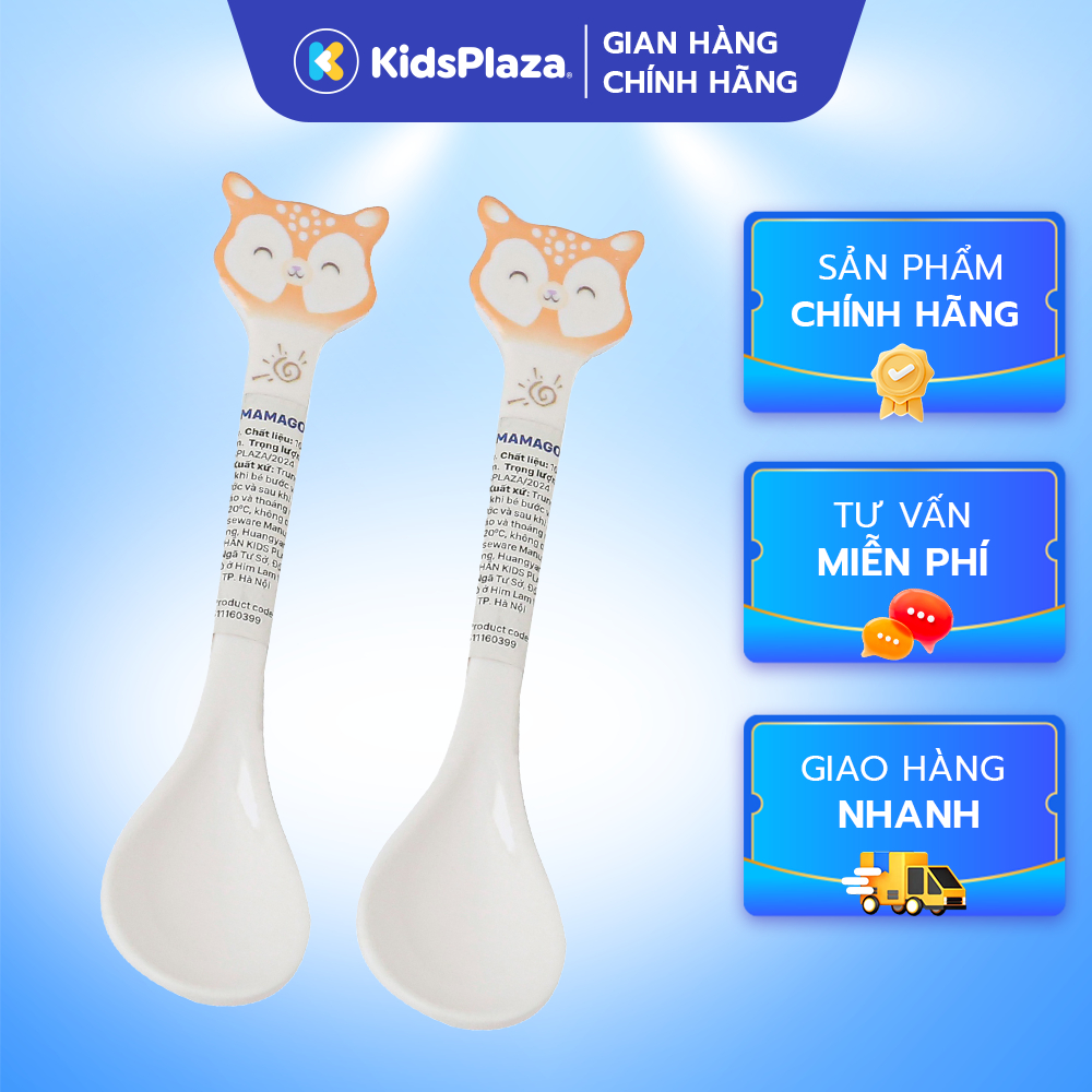 Thìa ăn cho bé Mamago Deer chính hãng - KidsPlaza