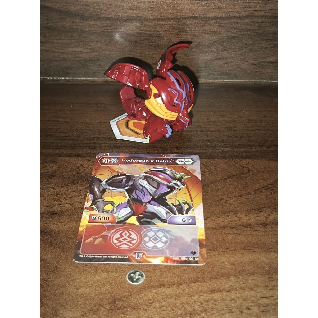 Bakugan gen 2 chính hãng Pyrus Hydorous x Batrix card gốc