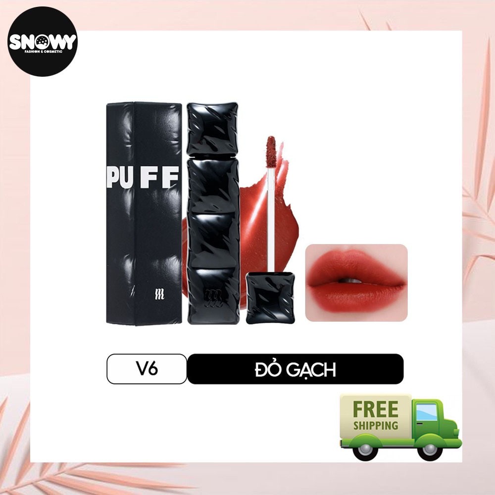 (Mẫu Mới) Son Kem Lì Merzy V6 The First Velvet Tint V6