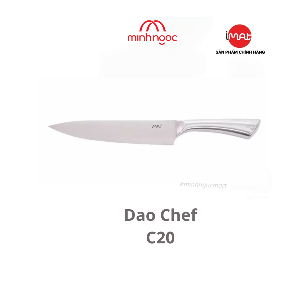 [Hỏa Tốc HN - HCM] Dao Chef Cao Cấp Chính Hãng IMat Lưỡi Thép Cacbon 5CR15 Sắc Bền Bỉ Cán Inox 430
