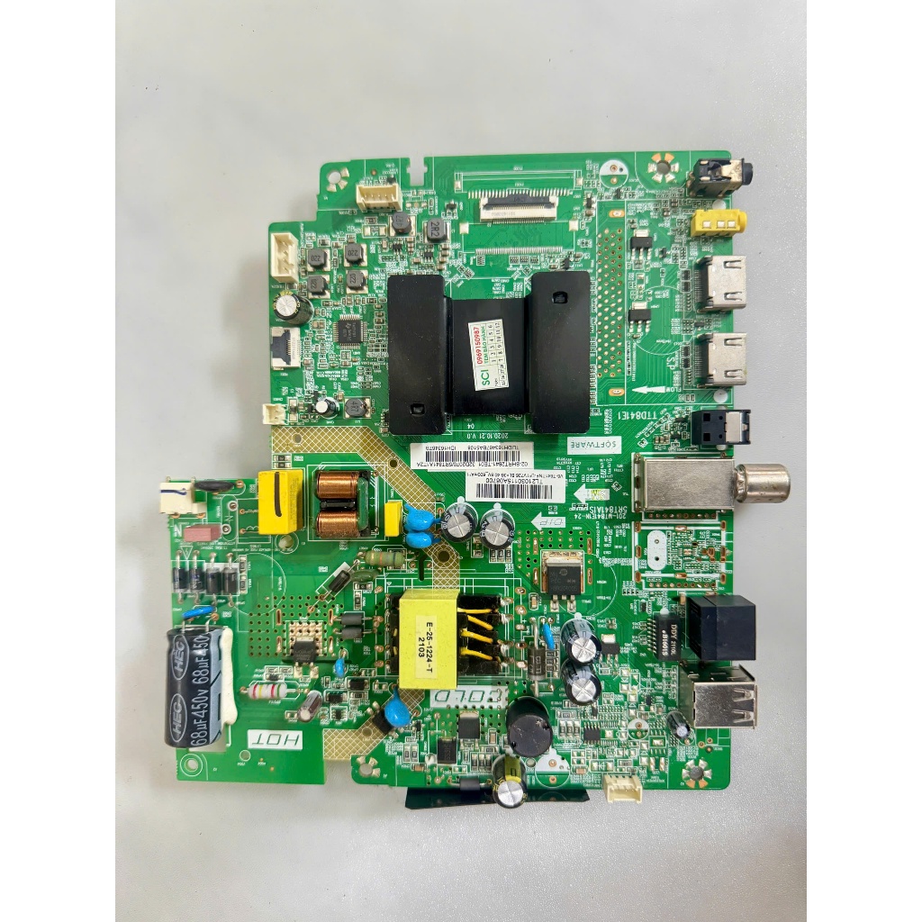 Bo main boar mạch linh kiện tivi tv CASPER-32HG5200 nguồn, xử lý chung chính chủ khiển, mắt, phím