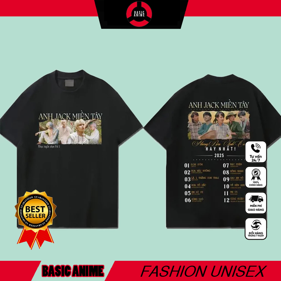 Áo thun Anh Jack Miền Tây Jack J97 - Hero Team Mini World mẫu mới, chất vải thun co giãn 4 chiều, mề