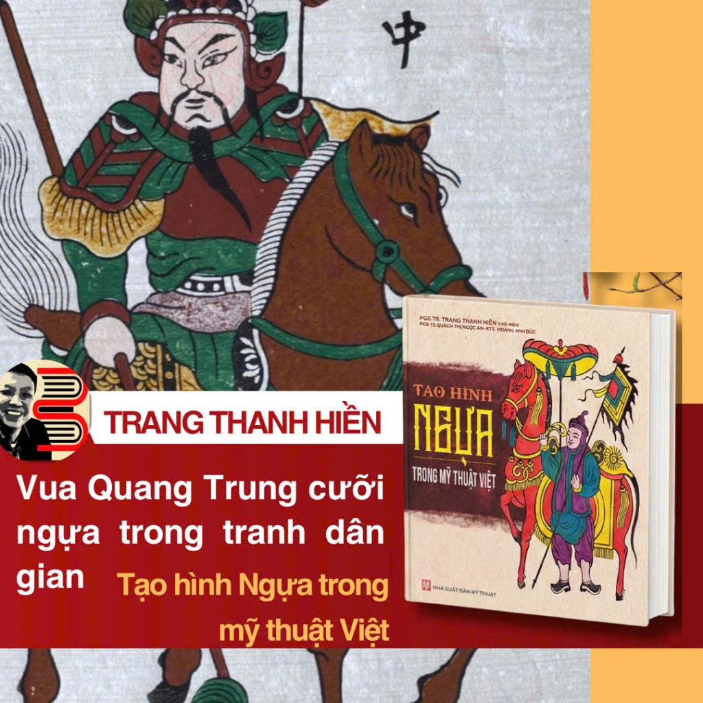 Sách - (Tặng bưu thiếp ngựa, in màu) Tạo Hình Ngựa Trong Mỹ Thuật Việt - PGS.TS.Trang Thanh Hiền – P