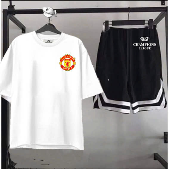 sét bộ quần áo hè manchester united , áo Champions League - áo manchester united
