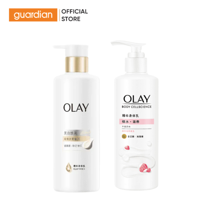 Combo 2 Sữa Dưỡng Thể Olay Dưỡng Ẩm Làm Sáng Da 260g (Mix) | Guardian Việt Nam