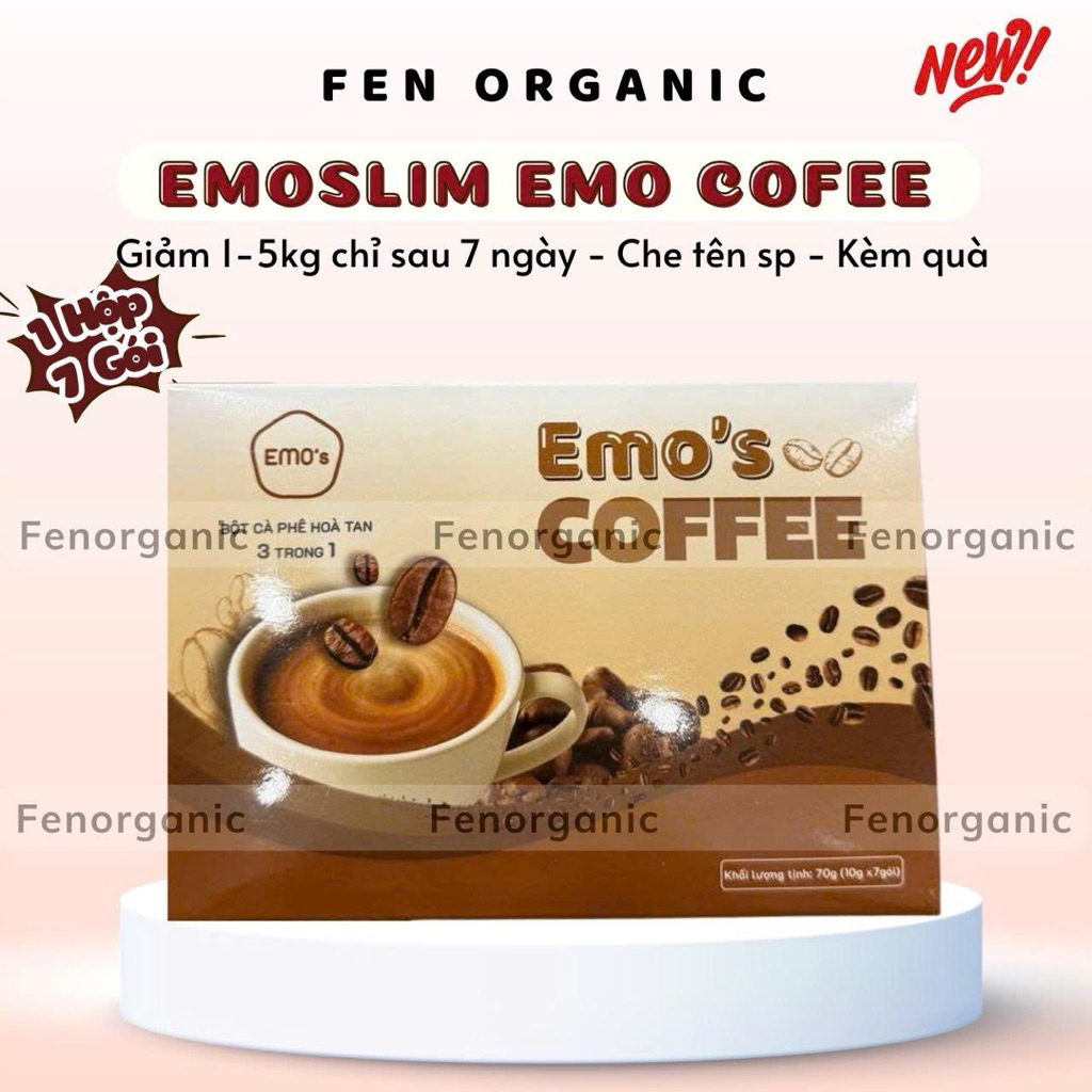 (MẪU MỚI) EMO COFFEE GIẢM CÂN CHÍNH HÃNG/ EmodeTox Phiên Bản Mới