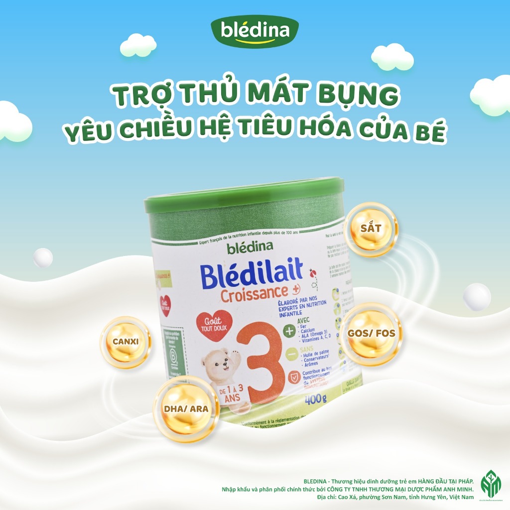 SỮA Bledilait PHÁP SỐ 2 & SỐ 3 – SỮA QUỐC DÂN CHÂU ÂU