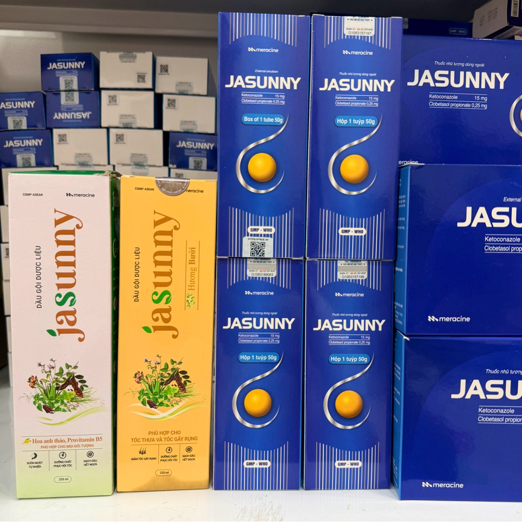 DẦU GỘI JASUNNY GIẢM GÀU HƯƠNG BƯỞI/ DƯỢC LIỆU———