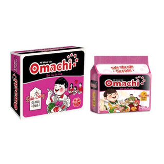 6/2026-Mì omachi vị cua sốt cay /sườn hầm ngũ quả/bò sốt vang/bò hầm/Tôm càng chua cay/Riêu cua bắp bò thùng 30 gói
