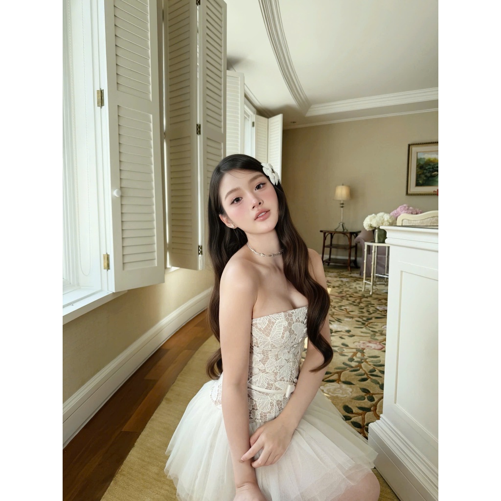 ĐẦM CUP REN BƯỚM ChouChou 𝙱𝚎𝚕𝚒𝚗𝚍𝚊 𝙻𝚊 𝚅𝙸𝙴