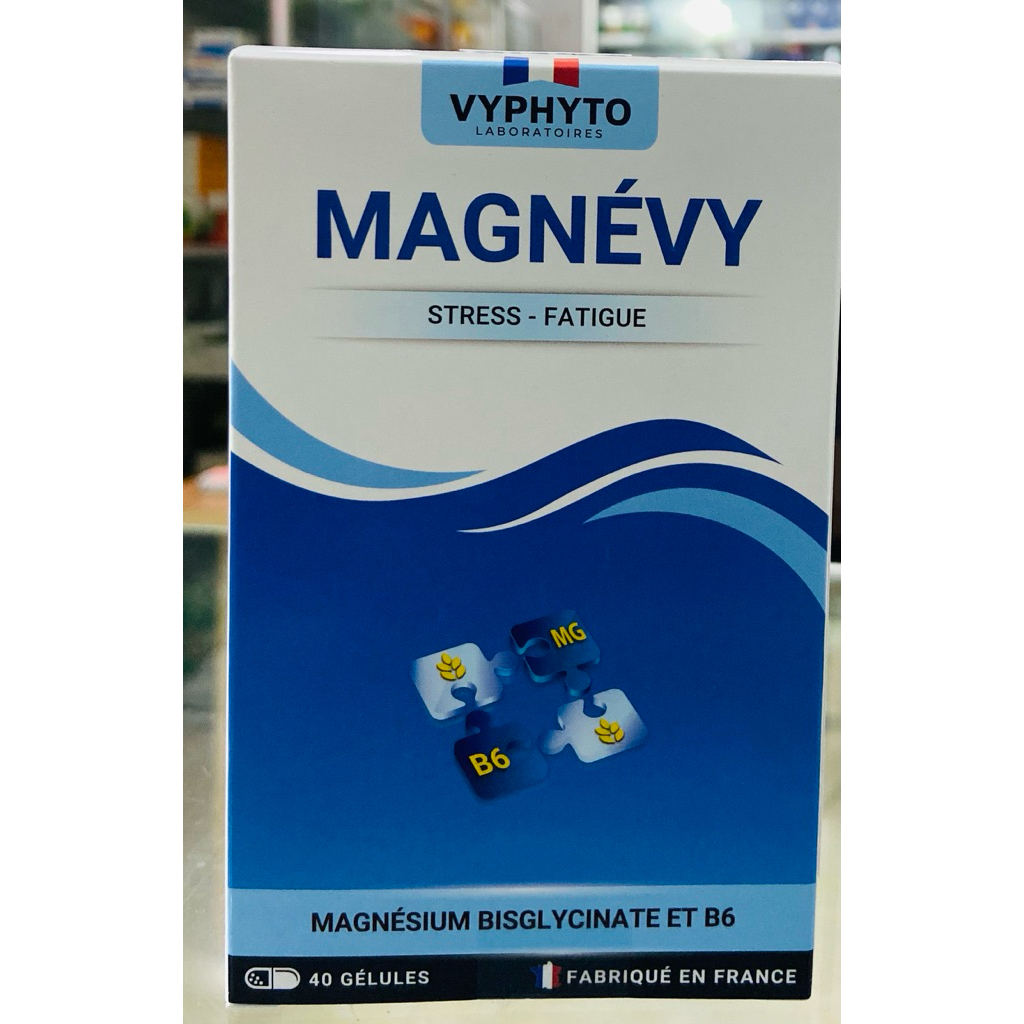 Maginevy ( Magie Bisglycinate) Hộp 40 viên nhập khẩu chính hãng từ Pháp.